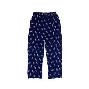 POLO RALPH LAUREN Pajama Pants Mens Small Blue Polo Bear Sleepwear Lounge Cotton
